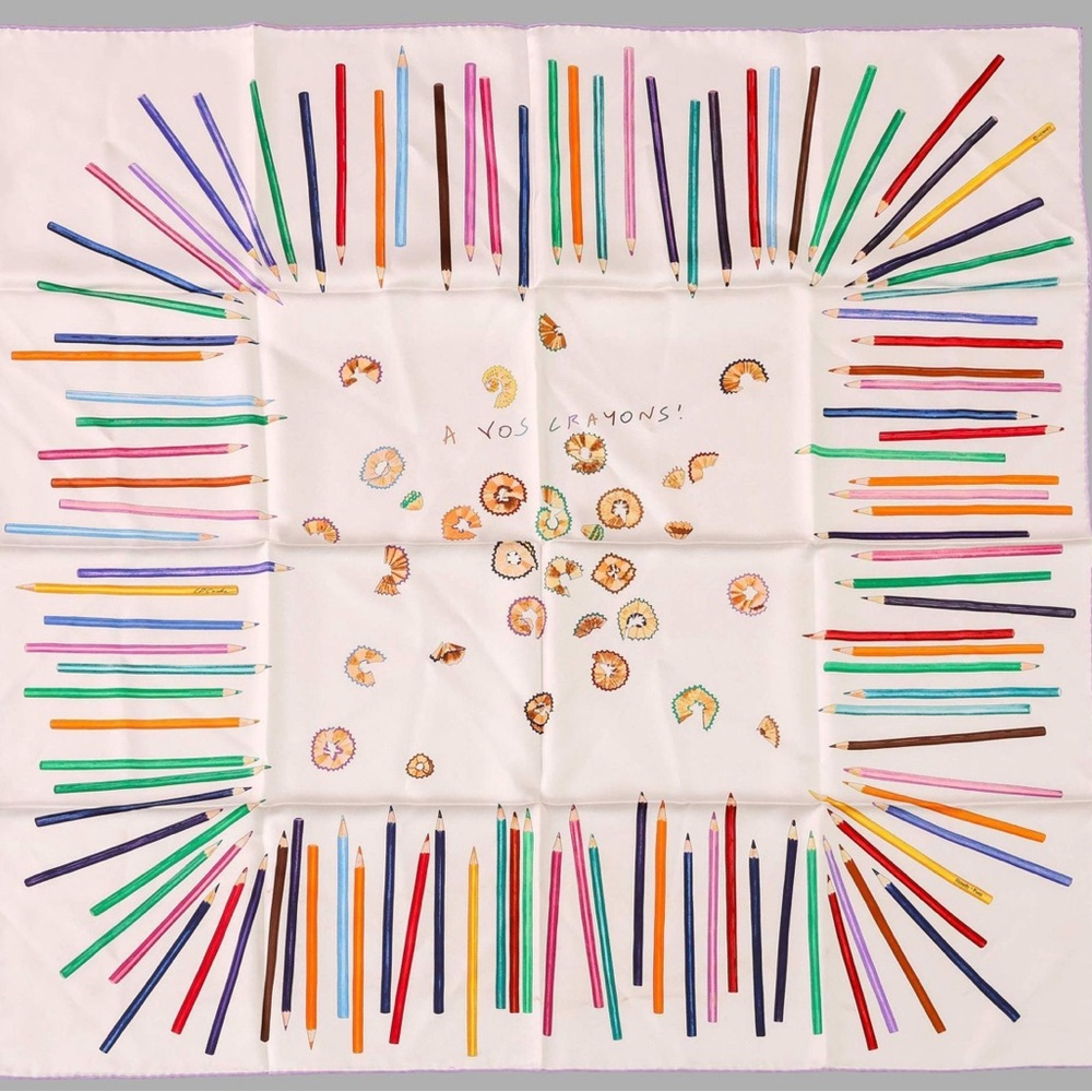 Hermes A Vos Crayons silk 90' Silk